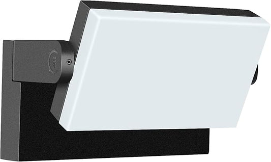 3CCT LED Outdoor Wall Lights, 4800LM, 360° Adjustable, 3 Color Modes, IP66 Waterproof, Security Wall Pack Flood Lights for Garage, Porch, Patio, Black