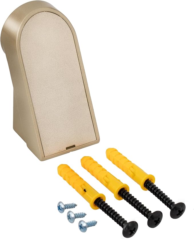 Champagne Golden Mounting Bracket for Cherry Wood Handrails （ Additional End Bracket -1 pcs