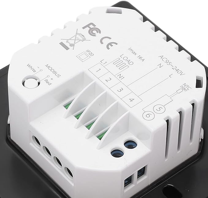 Smart Thermostat, Smart Thermostat Professional WIFI Programmable APP Control Energy Saving Flame Retardant Home Thermostat 95 to, Programmable