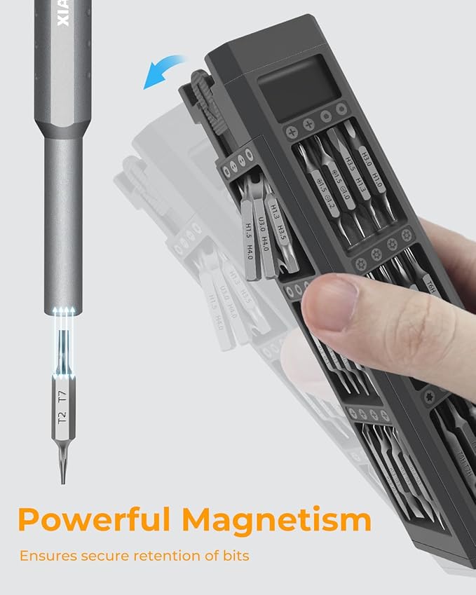 71 in 1 Small Precision Screwdriver Set,XIAONIAN Mini Multi-Bits Screwdriver Set,Micro Repair Tool Kit with Metal Case,360°Spin,for Phone,Eyeglasses,Watch,Macbook,PC,Jewelry,Ring Doorbell,PS5,PS4,Toys