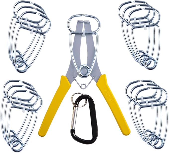 13 Miter Spring Clamps with Pliers for Woodworking,Wood Trim,Picture Frames and Moldings