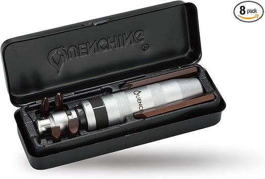 8-Pcs 1/2 Inch Drive Impact Driver Set, CR-V Extractor, Hand Manual Reversible Impact Screwdriver, 5/16 Inch Bit Adapter with S2 Steel Bits for Rusted Fasteners or Frozen Bolts