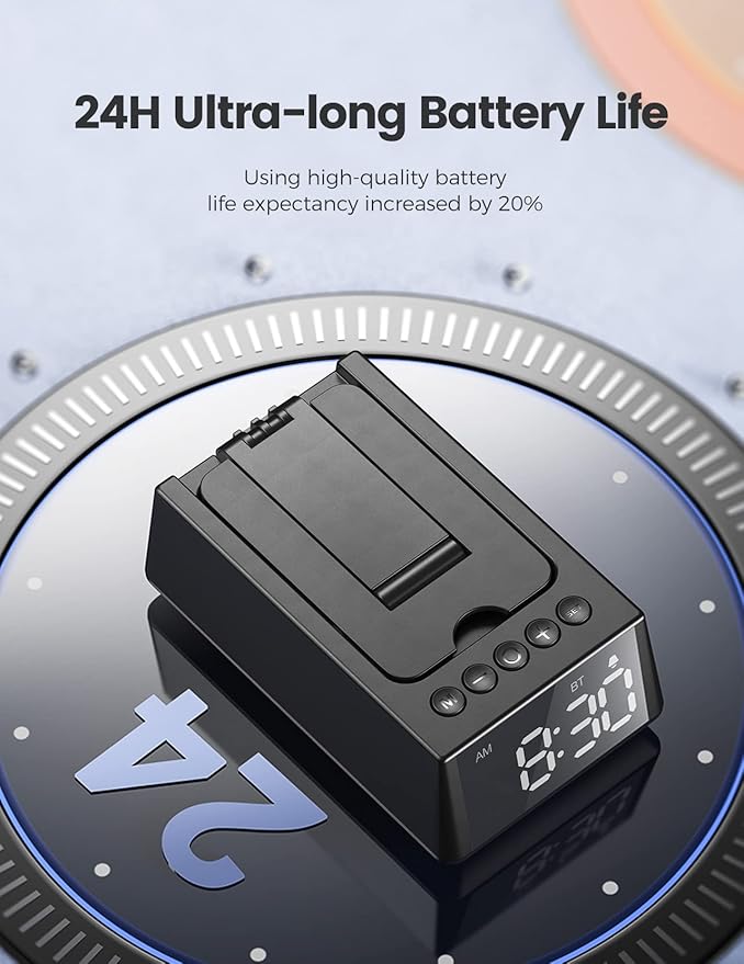 Birthday Gifts for Men Women-Bluetooth Speaker with HD Sound, Stocking Stuffers White Elephant Gifts for Adults, Kitchen Gadgets for Anniversary Idea Gift for Dad Mom Husband Wife(Black)