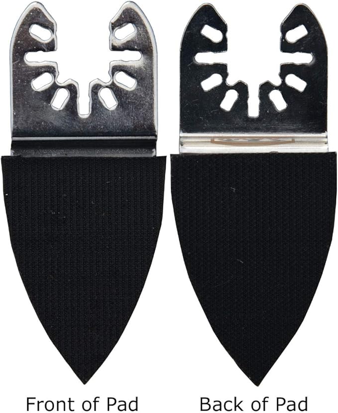 XXGO 155 Pcs Finger Oscillating Multi Tool Sanding Pads Accessories Kits Include 150 Pcs Multitool Finger Sanding Paper and 5 Pcs Multi Tool Finger Sanding Pads XG155F