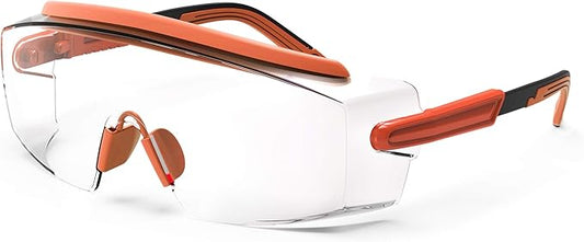 Anti Fog Safety Glasses Safety Goggles Over Glasses Protective Glasses with Anti Scratch Lenses Adjustable