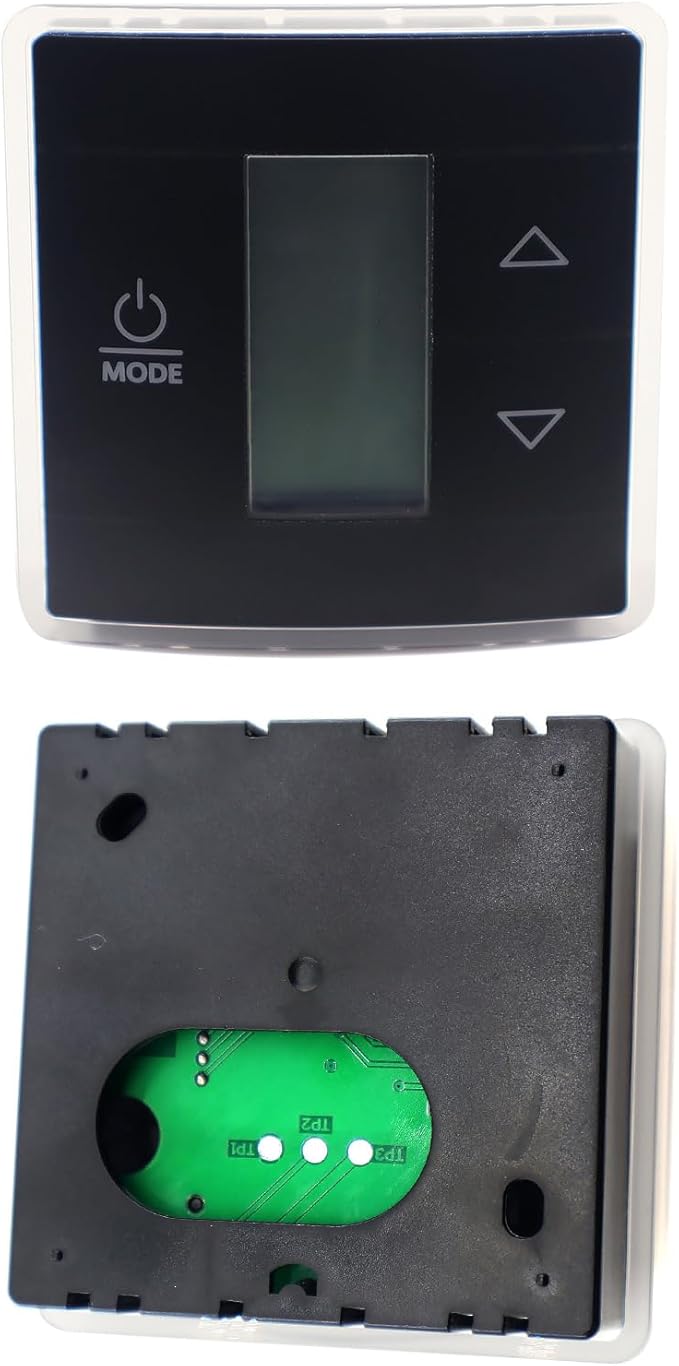 3316250.712 RV Single Zone Wall Thermostat Replacement for Dometic for RV/Camper Conditioners, Blue Backlight LCD Display, Black 3-Wire