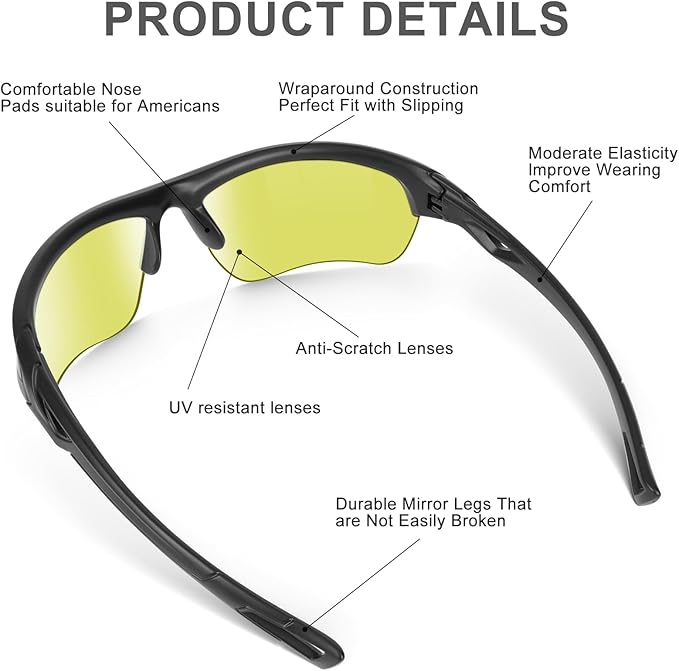 12 Pack Safety Glasses, UV Protective Eyewear, ANSI Z87.1 Impact Resistant Anti-Scratch Safety Goggles for Men Women