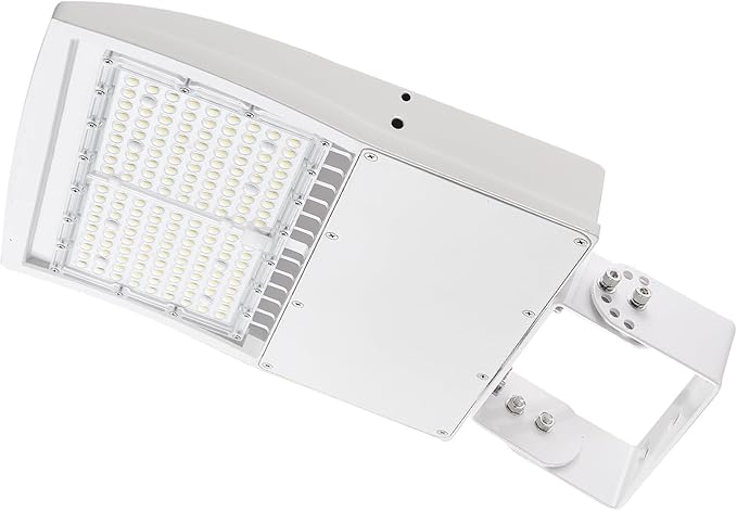 150W LED Parking Lot Light, 5000K 21000LM(140lm/w) LED Shoebox Area Light - Yoke Mount, Dimmable Commercial Street Lighting, Surge Protection Built-in, AC100-277V UL DLC Listed