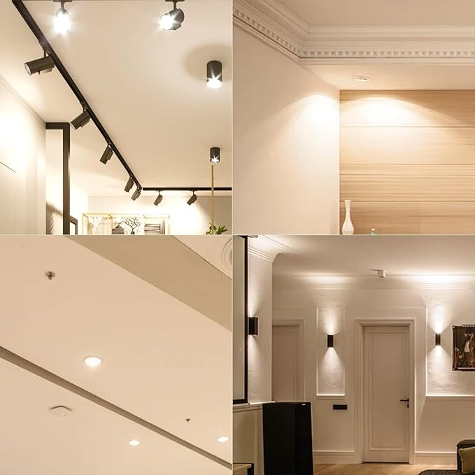 MASTERY MART 16 Pack Non-Dimmable GU10 LED Light Bulbs, 4W Bright 2700K Soft White 35W Halogen Equivalent, 350lm Energy Saver for Track Lighting Fixture, Kitchen, Basement, 15000 Hours Lifespan