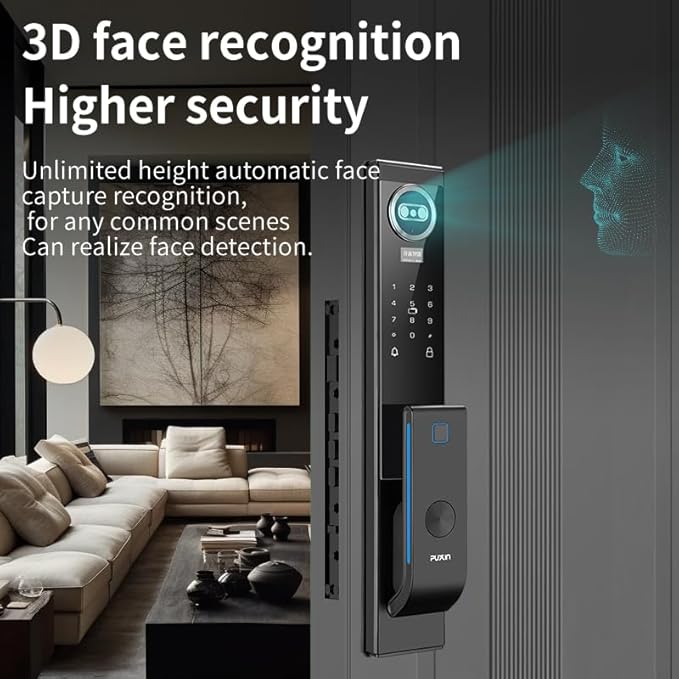M-05 face Recognition Automatic Fingerprint Lock Household Electronic Door Lock Password Smart Lock