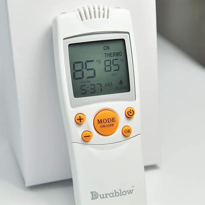 Durablow CB1003 Remote Control Kit with On/Off, Thermostat, and Timer for ComfortBilt Pellet Stove Models Alpine, HP21, HP22, HP50, HP61, HP75 - Convenient Settings for Efficient Heating