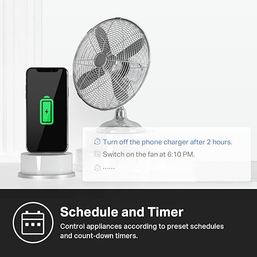 Kasa Smart Plug, Matter Compatible, Energy Monitoring, Compact Design, 15A/1800W Max, Super Easy Setup, Works with Apple Home, Alexa & Google Home, UL Certified, 2.4G Wi-Fi Only, White, KP125M(2-Pack)