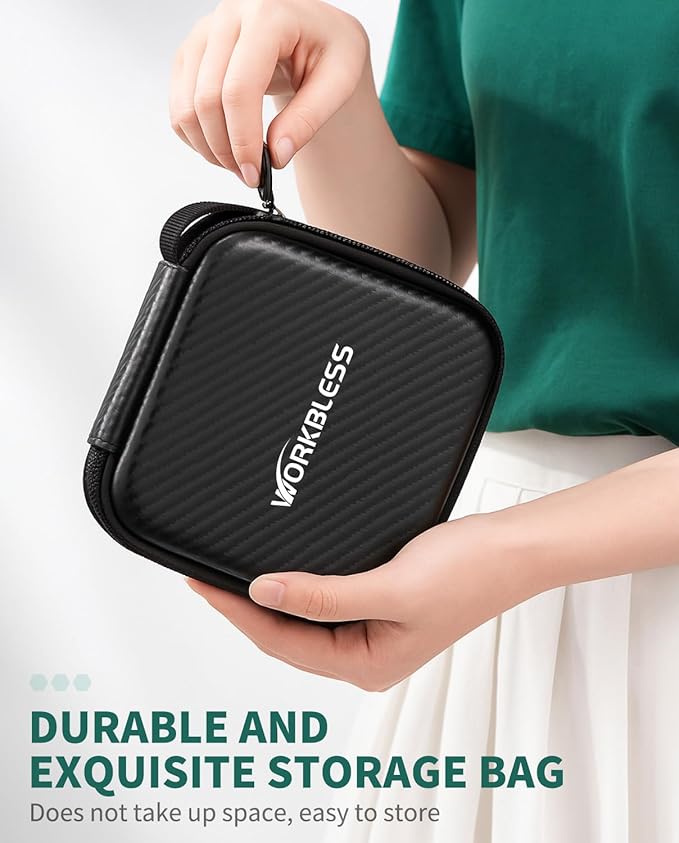 Cordless Screwdriver, 3.7V Electric Screwdriver with LCD Touchscreen Display, 8 Torque Settings, Includes 15Pcs Bits with Carry Bag, USB Cable, Tool Kit for Home DIY Projects