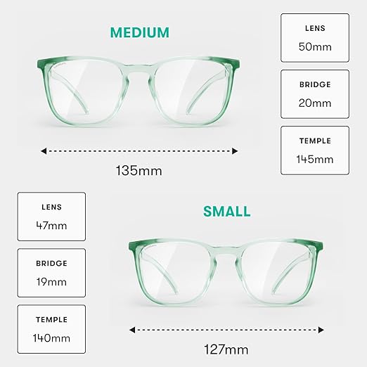 Stoggles Square Z87.1 Certified Polycarbonate Safety Glasses, Scratch & Shatter-Proof, Blue-Light & UV Blocking Lens, Top & Side Shields, Anti-Fog Dip Coated, Durable, Protective & Stylish Eyewear