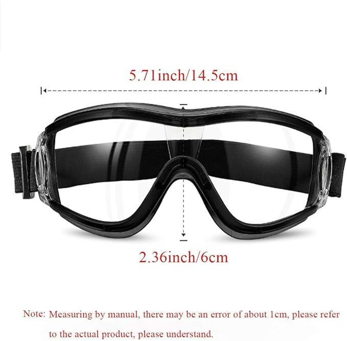 COMLZD Kids Safety Goggles, Safety Glasses For Kids, Kids Sports Goggles Science Lab Eye Protection Resistant Lens Anti-fog…