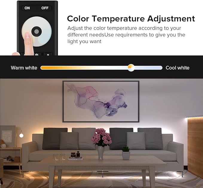 BTF-LIGHTING RF 2.4GHz Wireless Remote RC02RFB &2PCS C02RF Tuya Controller Kit 4 Zone Group Control PWM CCT(+ CW WW) 3pin 5050SMD FCOB COB Dual White LED Strip DC5V DC12V DC24V