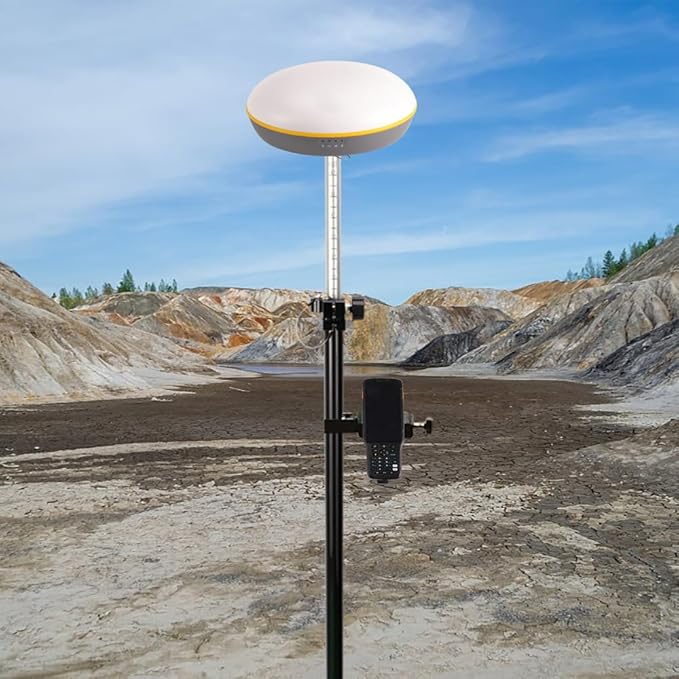 Telescopic GPS Pole， GPS Rod 2.5m/8.2Ft for Land Surveying & Engineering GPS/GNSS Accessory and Instruments (GLS25)