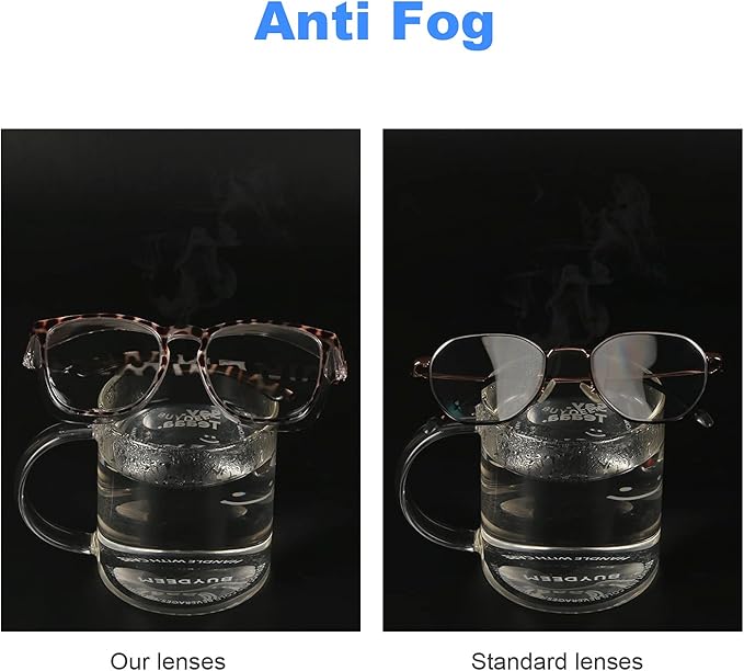 LASMEX Stylish Safety Glasses Goggles for Women Girls Anti-fog Glasses Protective Eyewear Clear Glasses