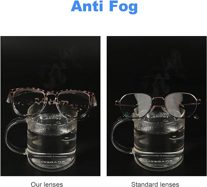 LASMEX Stylish Safety Glasses Goggles for Women Girls Anti-fog Glasses Protective Eyewear Clear Glasses