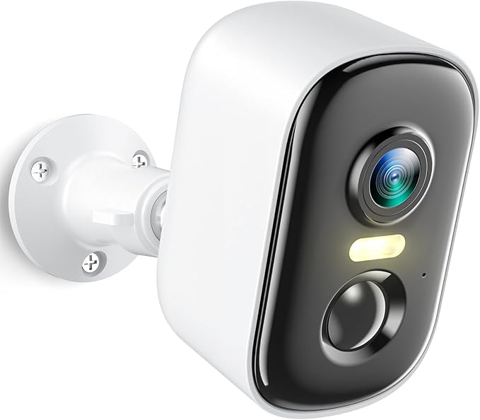 Security Cameras Wireless Outdoor, 2K Battery Powered WiFi Cameras for Home Security with AI Motion Detection, Color Night Vision, Siren Alarm, 2-Way Talk, IP66 Waterproof, Cloud/SD Storage