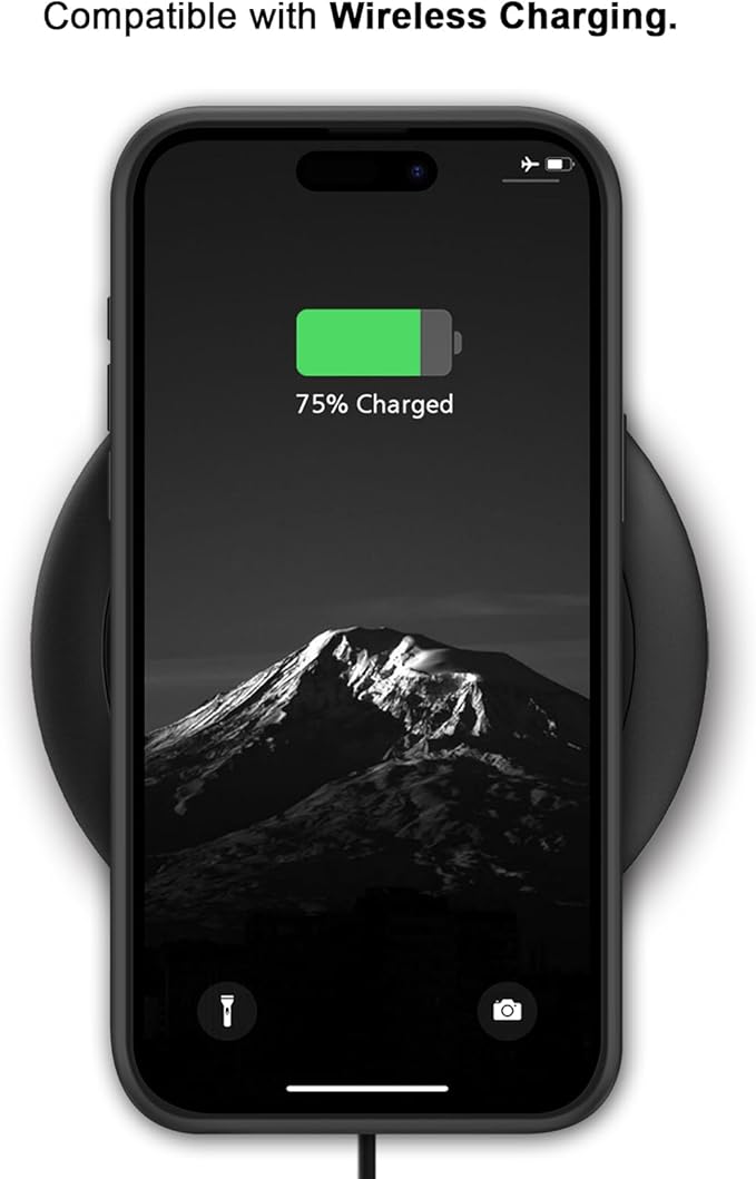 TENDLIN Compatible with iPhone 15 Pro Max Case Wood Grain with Carbon Fiber Texture Design Leather Hybrid Slim Case (Black)