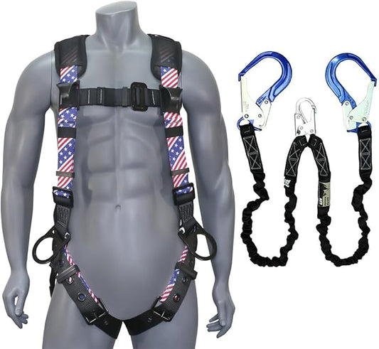 AFP Demon Fall Protection Comfortable Safety Harness (OSHA/ANSI PPE)