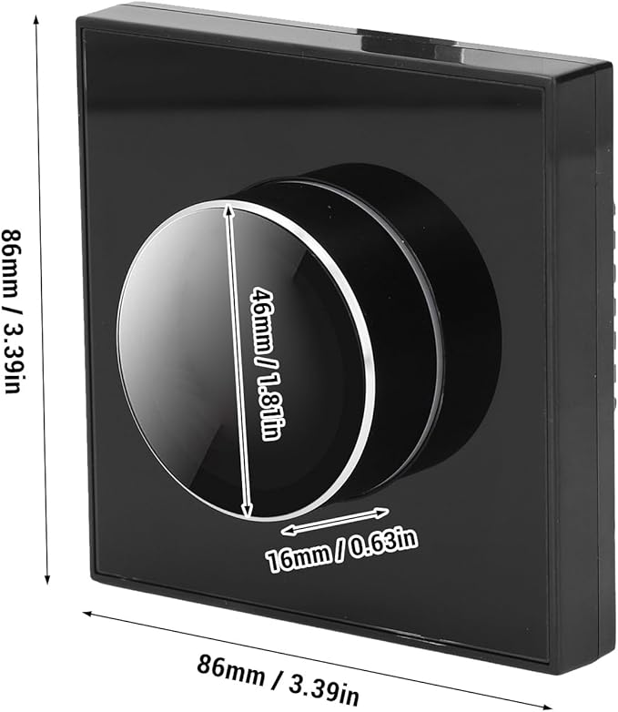 Smart Thermostat for Home, Programmable Bluetooth Temperature Regulator with 1.32in TFT Screen, Knob Control Diameter 1.81in, Control Via Cell Phone or Smart Voice