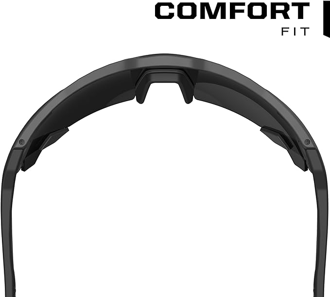 Mechanix Wear: Vision Type-E Safety Glasses with Advanced Anti Fog, Scratch Resistant, Grey Half Framed Protective Eyewear, Lightweight, Adjustable Arms and Nose, For Outdoor Use (Smoke Lens)