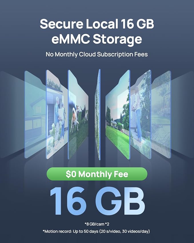 Anona Lucio 2.5K Security Camera Outdoor Battery Wireless with Solar Powered, Color Night Vision & 138° FOV, Multi-Object Detection, No Hub Needed, Two-Way Audio, IP67, 2 Pack