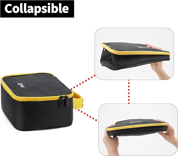 Air Compressor Bag Compatible with AstroAI Tire Inflator Portable Air Pump Fabric Bag for Car Tires 12V DC Auto Tire Pump, Storage Case for Compressor Accessories (Bag Only)