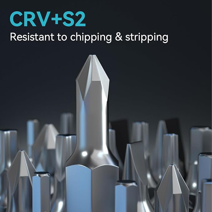 Deli 33-in-1 Precision Screwdriver Sets Magnetic Mini Repair Tool Kit for Home, DIY, Computer, Controller, Glasses, Drone, Watch, Phone, Pad, Switch, PS5, XBOX, Macbook, Electronic. Gift for man.