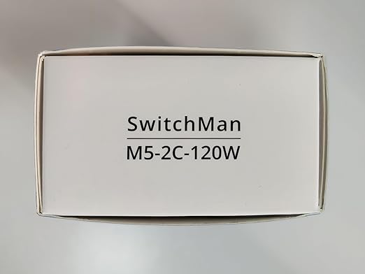 SONOFF Matter Smart Light Switch, 2.4GHz WiFi Light Switch, Neutral Wire Required Smart Switches for Lights, Interruptor Inteligente Compatible with Alexa and Google Home, 2 Gang M5-2C-120W