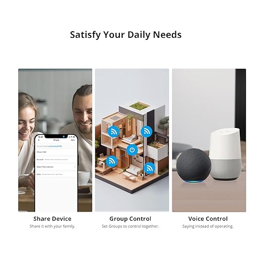 SONOFF BASICR4 Wi-Fi Smart Switch,DIY Module for Smart Home Automation Solution,Compatible with Alexa & Google Home Assistant,4 Pack