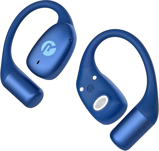 Raycon Essential Open Earbuds – True Wireless Open Ear Bluetooth 6.0 Headphones, Ultra-Lightweight, Comfort Hook Design, IPX5 Water Resistant, 36 Hours of Battery Life (Blue)