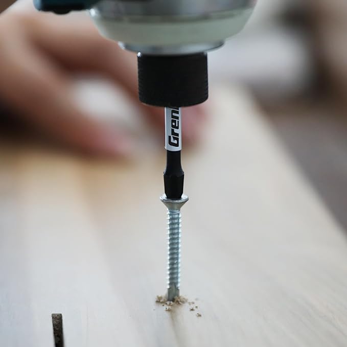 Phillips #2 Insert Bits Set, PH2 1IN, 2IN, 3.5IN, 6IN, 4pcs, S2 Steel, Anti-Slip, Impact Tough, Screwdriver Bit Set