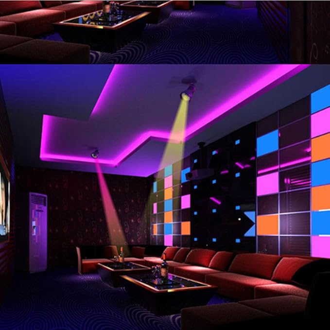 E26/E27 3W RGB Color Changing Spotlight with IR Remote Control Mood Ambiance Lighting Colorful LED Light Bulbs,Dimmable 85-265V (Pack of 5)