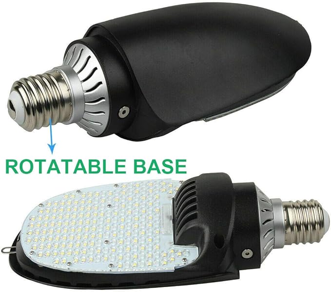OSTEK LED Corn Light Bulb - 75W Retrofit Kit, 5000K E39 Rotatable Mogul, 10500LM LED Commercial Lighting - Shoebox Area, Post Street, Security & Parking Light, Paddle Bulb, UL DLC