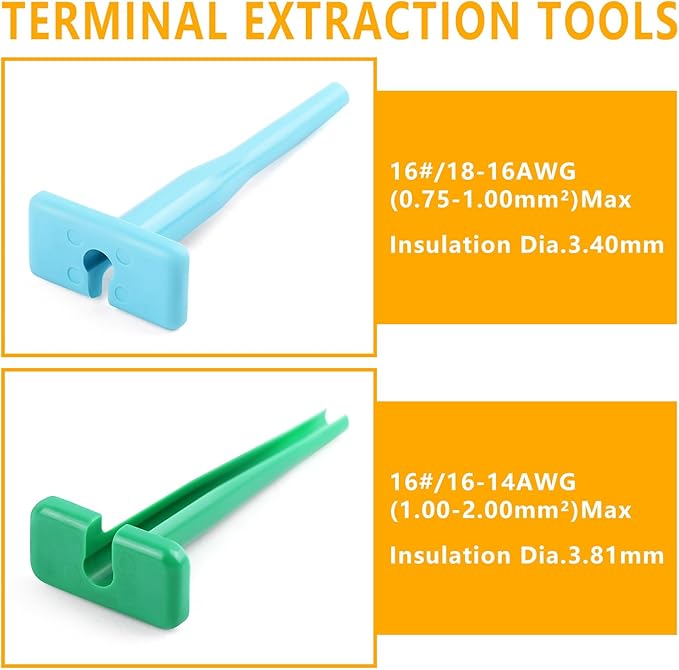 knoweasy 540PCS Deutsch DT Connectors Kit- Automotive Electrical Connector,2/3/4/6/8/12 Pin DT Connectors with Removal Tool for Construction, Truck, Marine