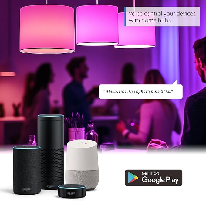 LVWIT Smart Light Bulb, WiFi Chandelier LED Bulb, E12 Base, 4.9W, 470Lm, 4Pk, Color Changing, Dimmable, Compatible with Alexa, Google Home, No Hub Required, B11, Warm White, 50000hrs Life