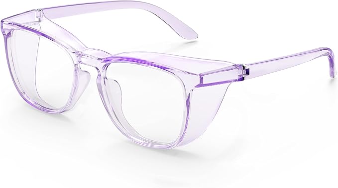 Stylish Safety Glasses, Clear Anti-Fog Anti-Scratch Protective Glasses For Men And Women