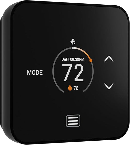 Lux TQ1 Smart Digital Thermostat for Home, Programmable WiFi with Matter Protocol for Temperature Control, DIY Install, C-Wire or Power Bridge Required - Works with Apple Home and Google Home