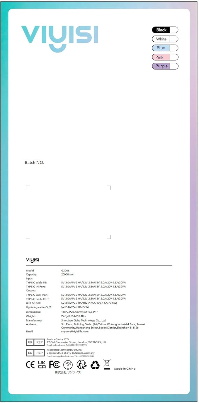 Power Bank 20000mAh 30W Fast Charging Portable Charger with Built-in Cables & LED Display, USB C Battery Pack for iPhone 16/15/14, Samsung, iPad and Android Phones, Ideal for Travel -Light Pink