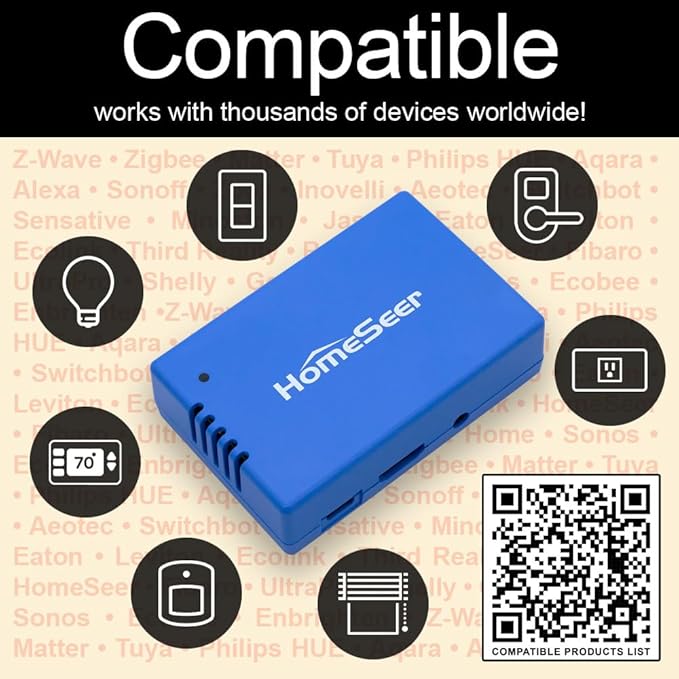HomeSeer HomeTroller Pi G8 Smart Home Hub, 800 Series Long Range Radio, Compatible with Z-Wave, Zigbee, Tuya, HUE, Nest, Ecobee and Much More, Locally Managed Automations