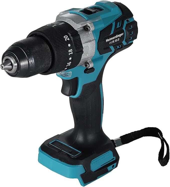 1/2" Brushless Cordless Impact Drill for Makita 18V Battery,1300 In-lbs(150N.m) Electric Impact Driver Gun,2 Variable Speed with 21-Torque Setting