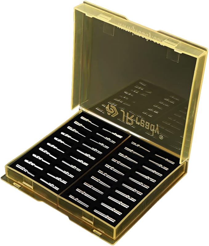 JRready ST6257 DTP Solid Barrel Size 12 Contacts DTP Connector Terminal KIT 20 PCS Male Pins 0460-204-12141 and 20 PCS Female Sockets 0462-203-12141 for Wire Size 12 to 14 awg