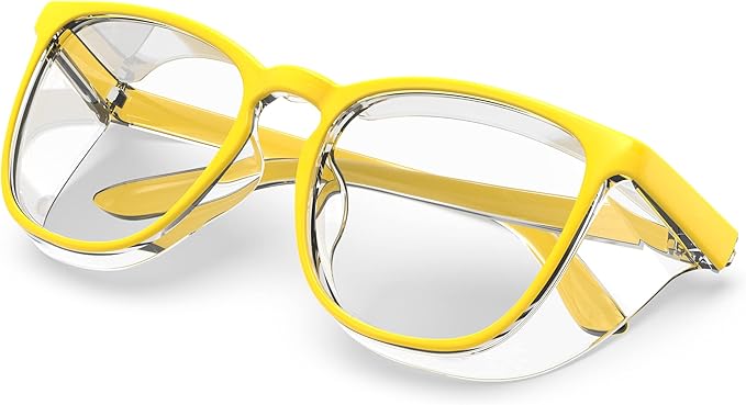 Stylish Safety Glasses, Clear Anti-Fog Anti-Scratch Protective Glasses For Men And Women