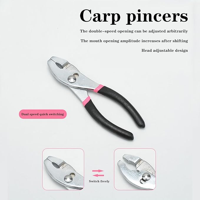 39 Pcs All Purpose Basic Household Pink Tool Kit for Women - Small Tool Set with Toolbox Great for Home, Garage, Office and College Dormitory Use