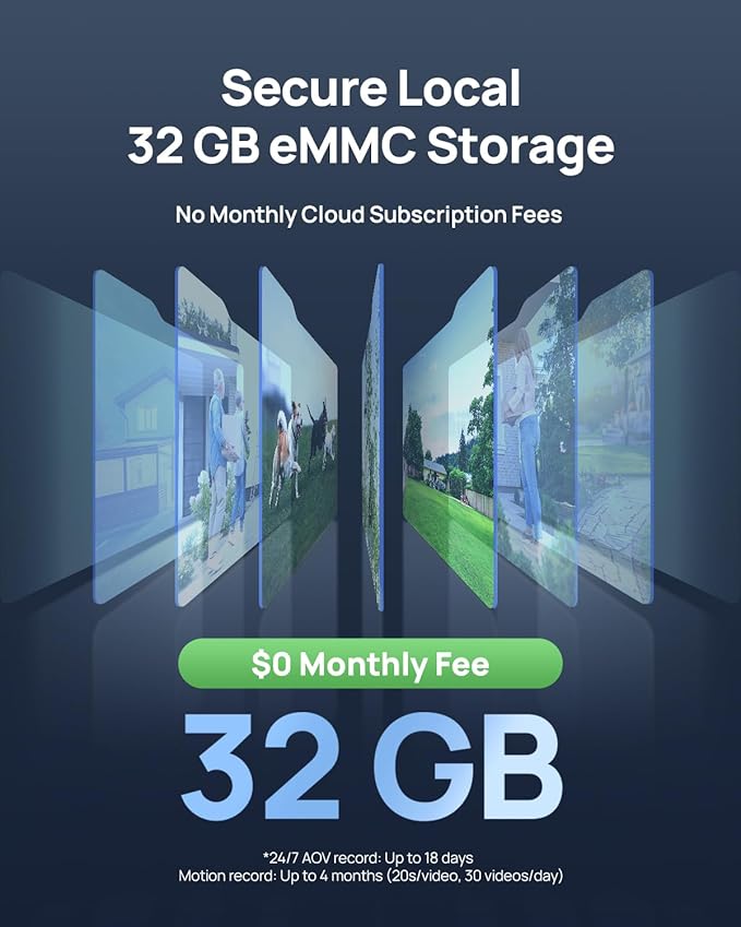 Anona Aurora 4K Solar Security Cameras Wireless Outdoor, Forever Power with Solar Panel, 8MP Color Night Vision, 24/7 AOV Recording, No Monthly Fees, AI Detection, Easy Setup, 2.4 G WiFi, IP67, 3 Pack