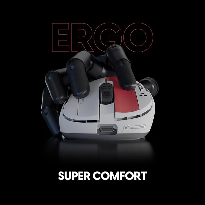 Pulsar x Quiccs Limited Edition - Xlite v4 Wireless Gaming Mouse, Ultra Lightweight 1.9 oz (54g), Ergonomic, Optical Switch, 32000 DPI, 750 IPS, XS-1 Sensor, 8k Compatible (Medium)