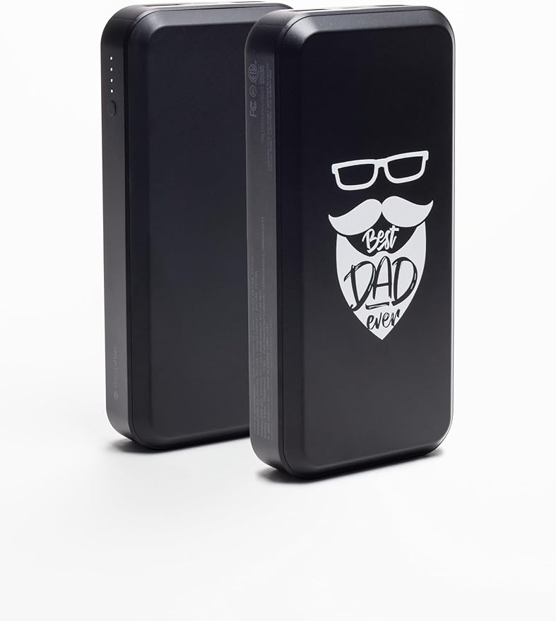 Mophie powerstation prime20 - Ultra-Compact Portable Power Bank with 20,000mAh Internal Battery, 18W USB-C PD Fast Charging, 3-Device Simultaneous Charging, Best Dad